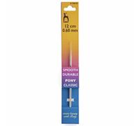 Pony Steel Crochet Hooks, Multicolor, 0.6mm
