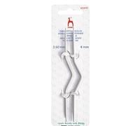 Pony Straight and Cranked Bent Cable Stitch Needles Knitting Crochet (2.5mm-4mm Cranked Bent Cable Needle)