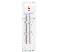 Pony Straight and Cranked Bent Cable Stitch Needles Knitting Crochet (3-4mm Straight Cable Needle)