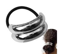 Pony Tail Holders,Metal Hair Tie Double Arch Ponytail Hair Tie Ponytail Headband | Cuff, Ties, Scrunchies for Daily and Special Occasions, Birthdays, Holidays, Women, Girls
