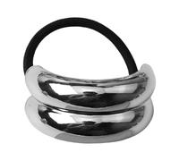 Pony Tails Hair Ties,Metal Hair Tie Double Arch Ponytail Tie Ponytail Headband - Cuff, Ties, Scrunchies for Daily and Special Occasions, Birthdays, Holidays, Women, Girls