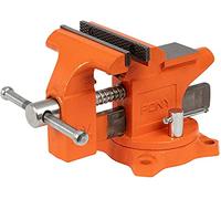 Pony Tools 24545 4-1/2in. Light Duty Bench Vise with Swivel Base, Orange