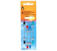 Pony Twist Beading Needles: Assorted Sizes, Metal, Multi-Colour, Large