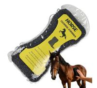 Pony Wash Block - 23 x 11 x 4.5 cm Thick Water Absorbent Pad Heavy Duty Body Scraper | Professional Riding Event Show Barn Paddle Cattle Cow Bull Calf Donkey Mule Sheep