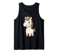 Pony with Crown Animal Design Tank Top