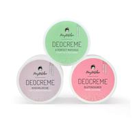 PonyHütchen - Deodorant Cream Economy Set 3 x 50 ml - Solid Deodorant Cream Vegan, No Aluminium Salts and Animal Testing - Unisex Antiperspirant Natural Cosmetics Handmade with Organic Ingredients