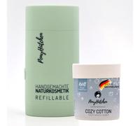 PonyHütchen - Deostick Cosy Cotton Starter Set - Case + Refill - Vegan, without Aluminium and Animal Testing - Unisex Antiperspirant Natural Cosmetics Made in Germany - Ideal for Hand Luggage