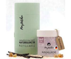 PonyHütchen - Deostick Cuddly Blanket Starter Set - Case + Refill - Vegan, without Aluminium and Animal Testing - Unisex Antiperspirant Natural Cosmetics Made in Germany - Ideal for Hand Luggage