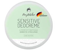PonyHütchen - Sensitive deodorant cream without soda A Perfect Match(a) - solid deodorant cream soda-free vegan, without aluminium and animal testing - unisex antiperspirant natural cosmetics made in