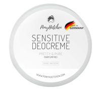 PonyHütchen - Sensitive deodorant cream without soda Pretty & Pure solid deodorant cream soda-free vegan, without aluminium and animal testing - unisex fragrance-free natural cosmetics made in Germany