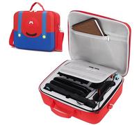 PONYRC Mario Carrying Case for Nintendo Switch 2 (2025), Large All in One Hard Travel Case with Game Card Slots, Portable Full Protection Carry Bag for Switch 2 Console, Pro Controller and Accessories