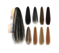 Ponytail 24Inch Long Bohemia Curly Fluffy Ponytail Synthetic Hairpiece Clip in Extension Hairstyle(30M613)