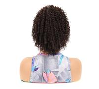 Ponytail Afro Puff Drawstring Ponytail Extension 10 Inch Kinky Curly Synthetic Hair Pieces Clip in Extensions Hairstyle(4)