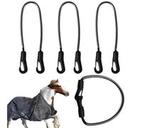 Ponytail Blanket, 4 for Riding, Cord, Training Mat for Equestrian, Riding School, Stable, Farm, Hall