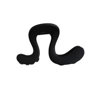 Ponytail Clip Curved Acrylic Shell, Matte black | Inner Teeth, Spring Hinge, Firm Hold for School, Daily Hair Styling, Women, Travel, Updos, Commuting, Workouts,