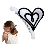 Ponytail Clip for Women, Claw Clip for Long Hair, Women's Ponytail Holder Clip, Hair Styling Tool in Bright Colours for Sports, Dating, Going Out, Daily Use, P