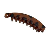 Ponytail Clip Large Banana Hair for Women Girls Non-slip Holder Claw Versatile Accessory Thick Trendy Decorative Hairpin All Brown