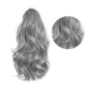 Ponytail Extension 12" Ponytail Extension, Claw Clip Fake Pony Tails Wavy Curly Synthetic Hairpiece for Women Girls Hair Extensions(0906)
