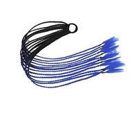 Ponytail Extension 12Pcs Hair Colorful Wigs Braid Ponytail Headband, Twist Braided Synthetic Hairpieces Extensions Accessories, Elastic Rubber Hair Bands Ponytail Hair Extension(0019)