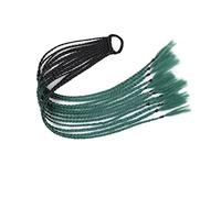 Ponytail Extension 12Pcs Hair Colorful Wigs Braid Ponytail Headband, Twist Braided Synthetic Hairpieces Extensions Accessories, Elastic Rubber Hair Bands Hair Extensions Ponytail(0016)