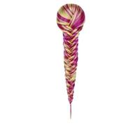 Ponytail Extension 16 Inch Fishbone Braid Ponytail Synthetic Fishtail Braid Drawstring Ponytail Hairpieces Clip in Braid Ponytail Extensions for Women, Easy to Wear Hair Extensions Ponytail (Color :