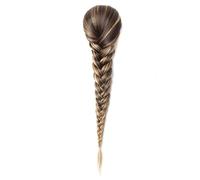 Ponytail Extension 16 Inch Fishbone Braid Ponytail Synthetic Fishtail Braid Drawstring Ponytail Hairpieces Clip in Braid Ponytail Extensions for Women, Easy to Wear Ponytail Hair Extension (Color : 4