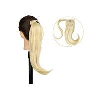 Ponytail Extension 18inch Heat Resistant Straight Magic Pasted Ponytail Hairpieces for Women Girl Synthetic Long Straight Ponytail Wrap Around Ponytail Hair Extension Hair Extensions Ponytail(F22-613)