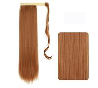 Ponytail Extension 22-32 Inch Synthetic Hair Extensions Pony Tail Fiber Heat-Resistant Curly Hair with Ponytail Fake Hair Chip-in Hair Ponytail Hair Extension(Color:30,Size:22inches)