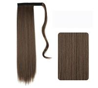 Ponytail Extension 22-32 Inch Synthetic Hair Extensions Pony Tail Fiber Heat-Resistant Curly Hair with Ponytail Fake Hair Chip-in Hair Ponytail Hair Extension(Color:M2-30,Size:22inches)