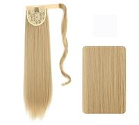 Ponytail Extension 22-32 Inch Synthetic Hair Extensions Pony Tail Fiber Heat-Resistant Curly Hair with Ponytail Fake Hair Chip-in Hair Ponytail Hair Extension(Color:18,Size:22inches)