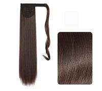 Ponytail Extension 22-32 Inch Synthetic Hair Extensions Pony Tail Fiber Heat-Resistant Curly Hair with Ponytail Fake Hair Chip-in Hair Ponytail Hair Extension(Color:4,Size:22inches)