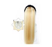 Ponytail Extension 22" Long Straight Ponytail Extensions for Women, Soft Heat Resistant Synthetic Clip in Drawstring Straight Ponytail Hairpieces Ponytail Hair Extension(007)