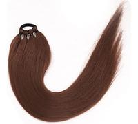 Ponytail Extension 26 Inch Boxing Braid Ponytail Extension Hair pieces Fashion Ponytail Hair Tie Straight Wrap Around Hair Extensions Synthetic Natural Soft braids for Women Hair Extensions Ponytail(C