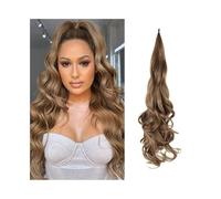 Ponytail Extension 26 Inch Long Wavy Ponytail Flexible Wrap Around Hair Extensions Synthetic Hairpieces for Women Daily Use Daily use(M8-25)