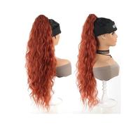 Ponytail Extension 26" Long Wavy Claw Clip Ponytail Extension Fluffy Natural Looking Synthetic Clip in Ponytail Hairpiece for Daily Use Ponytail(T13)