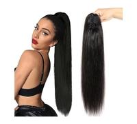 Ponytail Extension 26Inch Heat Resistant Pony Tail Hair piece For Women Straight Claw Clip On Ponytail Hair Extensions Ponytail Hair Extension Ponytail Hair Extension(8inches)