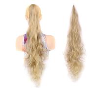 Ponytail Extension 32inch Long Flexible Wrap Around Pony Tail Hair Extensions For Women Fake Tail Hairpiece Daily Use(Color 14)