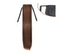 Ponytail Extension 45/60/75/85cm Long Straight Ponytails Synthetic Ribbon Drawstring Ponytail Extensions Clip in Straight Hair Extensions Natural Hair Pieces for Women Ponytail Hair Extension(Color:13