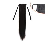 Ponytail Extension 45/60/75/85cm Long Straight Ponytails Synthetic Ribbon Drawstring Ponytail Extensions Clip in Straight Hair Extensions Natural Hair Pieces for Women Ponytail Hair Extension(Color:13