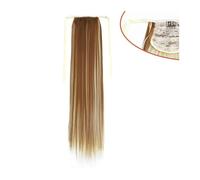 Ponytail Extension 45/60/75/85cm Long Straight Ponytails Synthetic Ribbon Drawstring Ponytail Extensions Clip in Straight Hair Extensions Natural Hair Pieces for Women Ponytail Hair Extension(Color:13