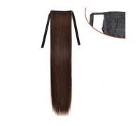 Ponytail Extension 45/60/75/85cm Long Straight Ponytails Synthetic Ribbon Drawstring Ponytail Extensions Clip in Straight Hair Extensions Natural Hair Pieces for Women Ponytail Hair Extension(Color:13
