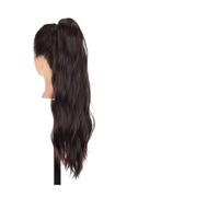 Ponytail Extension 50CM Small Clip Ponytail Extension for Women Fluffy Black Brown Ponytail Hairpieces Long Wavy Claw Clip On Ponytail Hair Extension Synthetic Hair Extensions Ponytail(001)