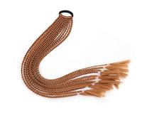 Ponytail Extension 60CM Colorful Twist Braided Ponytail Hairpieces, 12Pcs Hair Extensions Accessories for Girls Women Synthetic Elastic Bands Braid Ponytail Extensions Hair Extensions Ponytail(005)