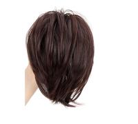 Ponytail Extension, 8" Mini Claw Clip in Ponytail Hair Extensions Short Natural Straight Wavy Messy Bun Hair Pieces for Women with Short Thin Hair for Daily Use(2M33)