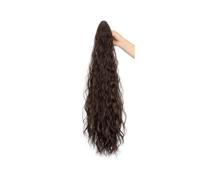Ponytail Extension Claw 26" Curly Pony Tail Clip in Claw Hair Extensions Fluffy Natural Looking Synthetic Hairpiece for Women for Daily Use(4)