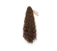 Ponytail Extension Claw 26" Curly Pony Tail Clip in Claw Hair Extensions Fluffy Natural Looking Synthetic Hairpiece for Women for Daily Use(9)