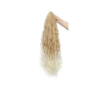 Ponytail Extension Claw 26" Curly Pony Tail Clip in Claw Hair Extensions Fluffy Natural Looking Synthetic Hairpiece for Women for Daily Use(27T613)