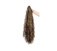 Ponytail Extension Claw 26" Curly Pony Tail Clip in Claw Hair Extensions Fluffy Natural Looking Synthetic Hairpiece for Women for Daily Use(4H27)