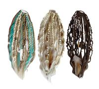 Ponytail Extension, Comfortable And Secure, 55cm, Braidèd Ponytail Extension With Hair Tie, Dreadlock Beads Ponytails, Lightweight Design, For Teens, Girls, Women, Boys, Students