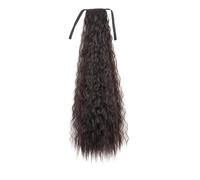 Ponytail Extension Corn Curly Ponytail85cmExtra Long Tie-Up Hairpiece Ponytail Synthetic Wig(Color 2)